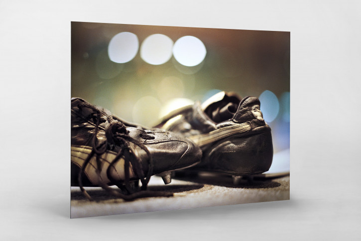 Maradonas Schuhe (Farbe) - Fußball Foto Wandbild - 11FREUNDE SHOP