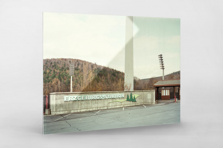 Witness of Glory Times: Aue - Markus Wendler - Stadion Foto als Wandbild