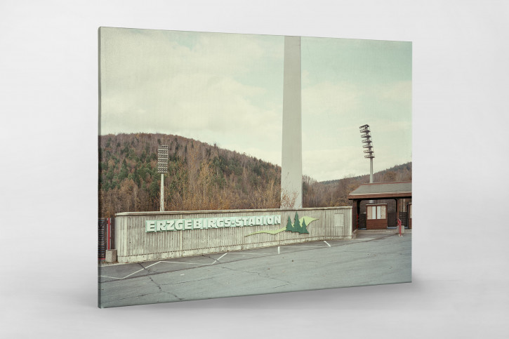 Witness of Glory Times: Aue - Markus Wendler - Stadion Foto als Wandbild