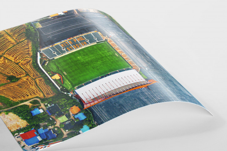 Vogelperspektive Mitr Phol Stadium - Stadion Wandbild - 11FREUNDE SHOP