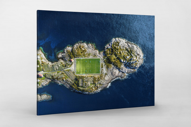 Fußballplatz auf den Lofoten - Wandbild - 11FREUNDE SHOP