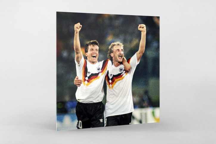 Lothar Matthäus Rudi Völler WM 1990 - 11FREUNDE BILDERWELT