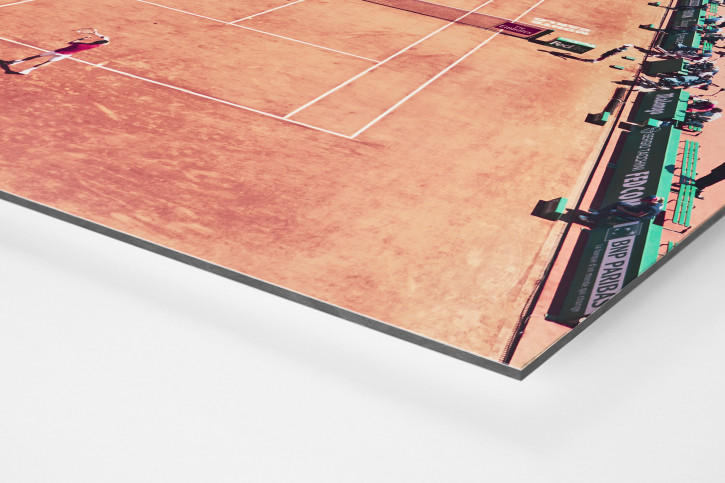 Tennis mit Aussicht - Sport Fotografie als Wandbild - Tennis Foto - NoSports Magazin - 11FREUNDE SHOP
