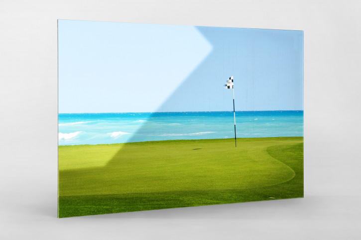 Loch am Meer - Sport Fotografien als Wandbilder - Golf Foto - NoSports Magazin - 11FREUNDE SHOP