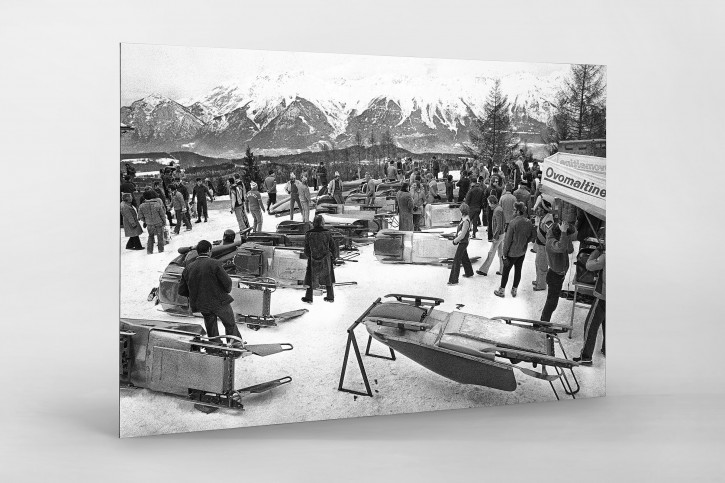 Bob Vorbereitungen - Sport Fotografie als Wandbild - Wintersport Foto - NoSports Magazin - 11FREUNDE SHOP