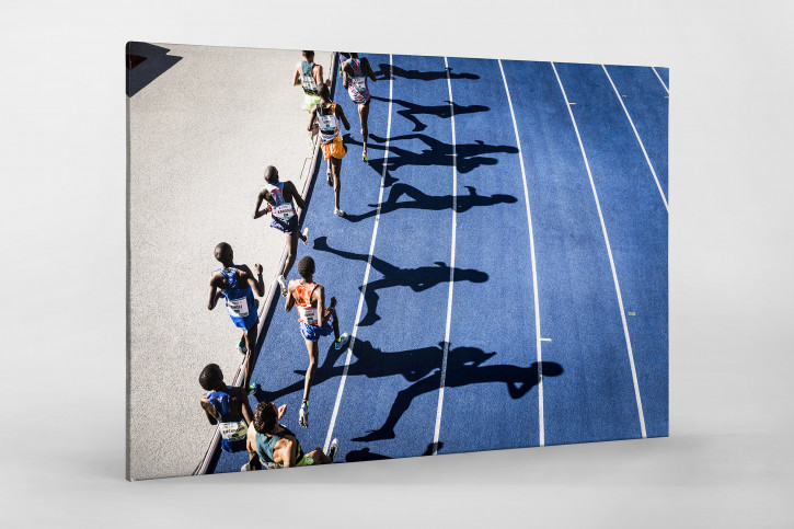 Momentaufnahme 5000m Lauf - Sebastian Wells - 11FREUNDE Shop - Wandbild