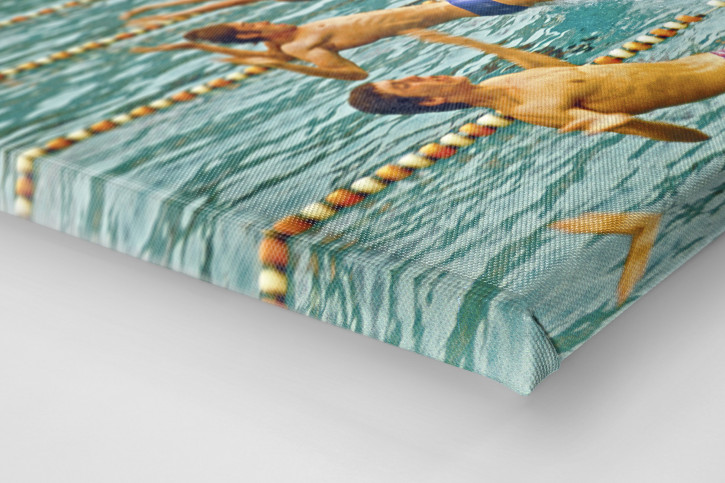 Rückwärts ins Wasser - Sport Fotografie als Wandbild - Schwimmen Foto - NoSports Magazin - 11FREUNDE SHOP