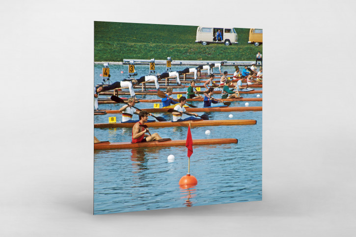 Zweierkajak 1972- Sport Fotografien als Wandbilder - Kajak Wassersport Foto - NoSports Magazin - 11FREUNDE SHOP