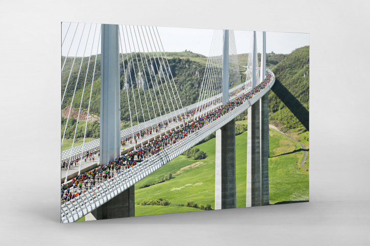 Marathon über die Brücke - Sport Fotografien als Wandbilder - Leichtathletik Foto - NoSports Magazin - 11FREUNDE SHOP