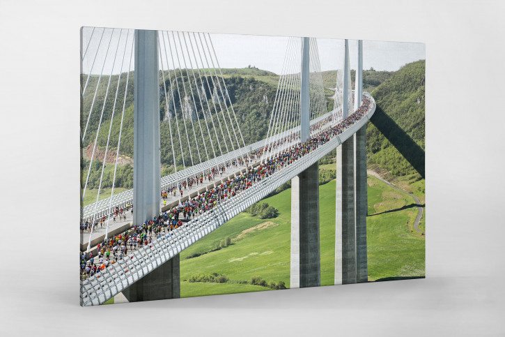 Marathon über die Brücke - Sport Fotografien als Wandbilder - Leichtathletik Foto - NoSports Magazin - 11FREUNDE SHOP