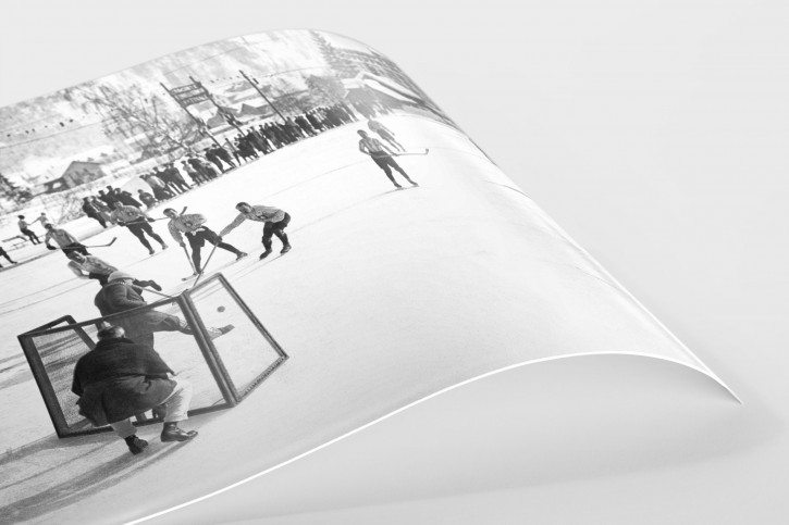 Eishockey in Chamonix (2) - Sport Fotografien als Wandbilder - Eishockey Foto - NoSports Magazin 