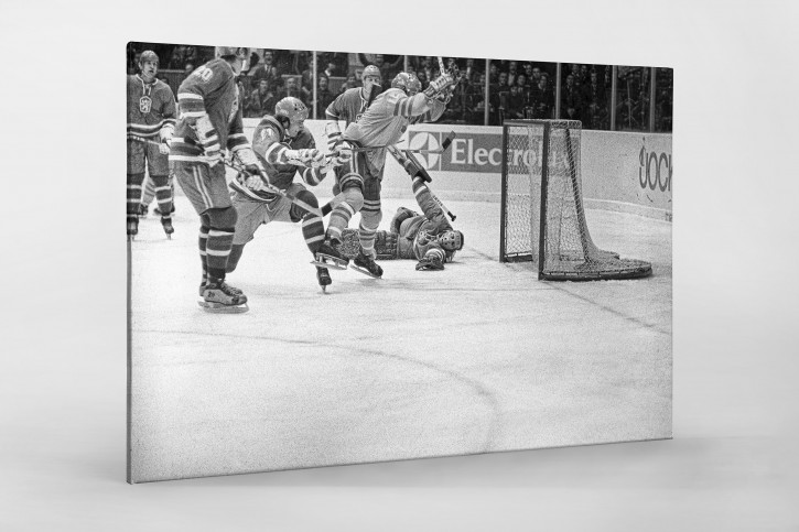 Im Luzhniki Sports Palace 1973 - Sport Fotografien als Wandbilder - Eishockey Foto - NoSports Magazin 
