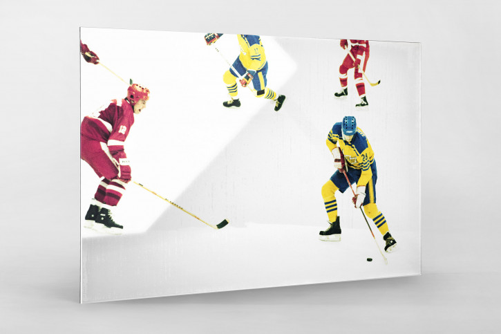UDSSR vs. Schweden 1984 - Sport Fotografien als Wandbilder - Eishockey Foto - NoSports Magazin 