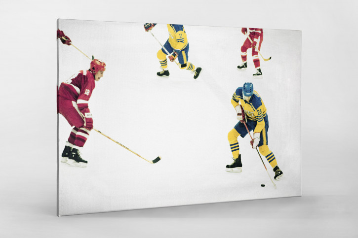 UDSSR vs. Schweden 1984 - Sport Fotografien als Wandbilder - Eishockey Foto - NoSports Magazin 