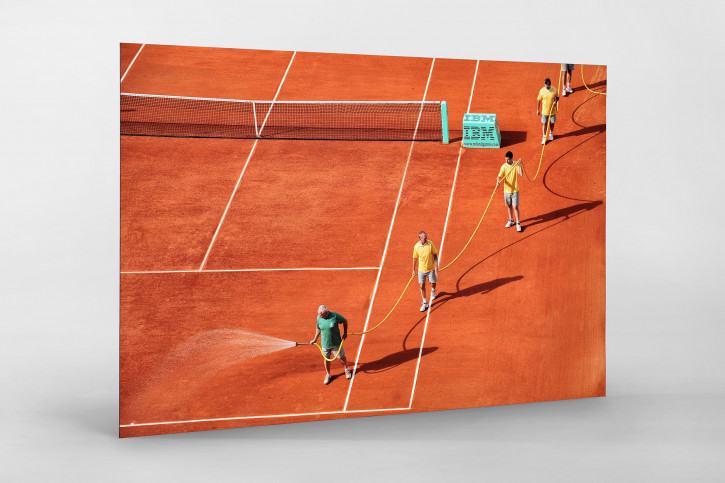Bewässerung - Sport Fotos als Wandbilder - Tennis Foto - NoSports Magazin 