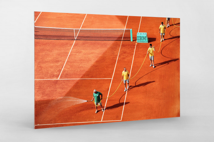 Bewässerung - Sport Fotos als Wandbilder - Tennis Foto - NoSports Magazin 