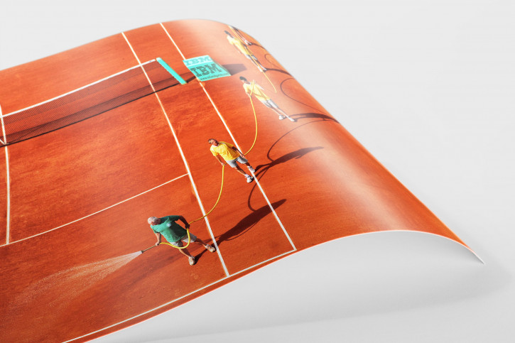 Bewässerung - Sport Fotos als Wandbilder - Tennis Foto - NoSports Magazin 