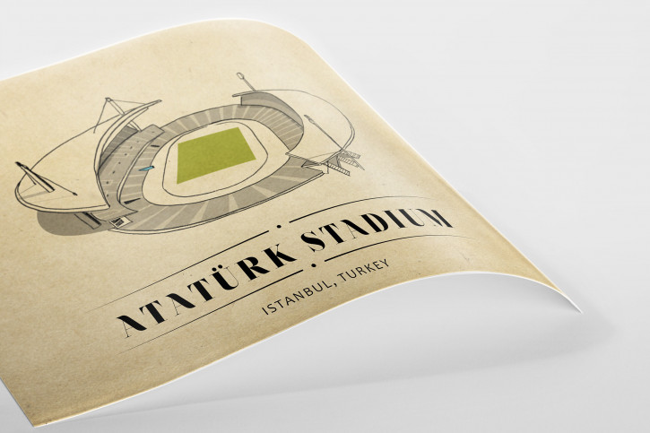 World Of Stadiums: Atatürk Stadium - Poster bestellen - 11FREUNDE SHOP