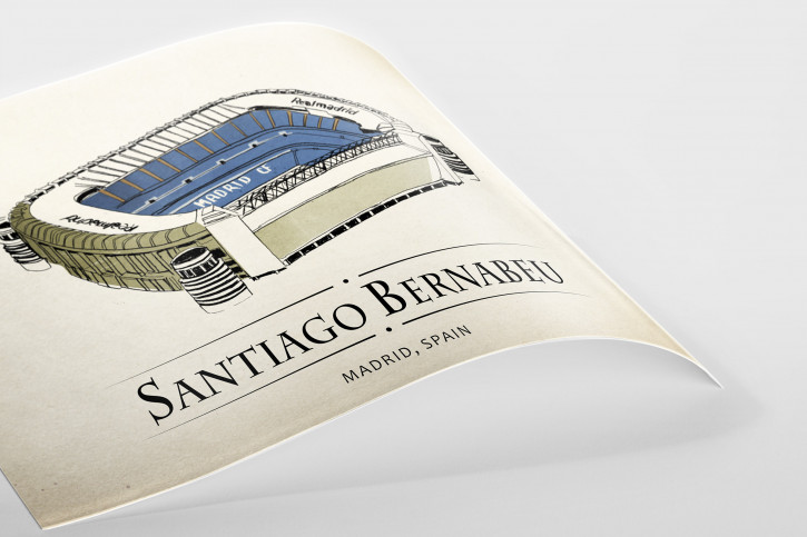 World Of Stadiums: Bernabéu - Poster bestellen - 11FREUNDE SHOP