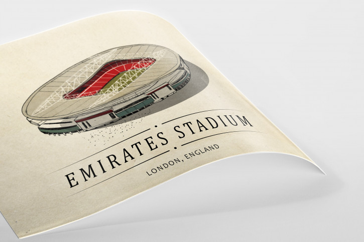 World Of Stadiums: Emirates Stadium - Poster bestellen - 11FREUNDE SHOP