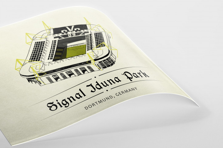 World Of Stadiums: Signal-Iduna-Park - Poster bestellen - 11FREUNDE SHOP