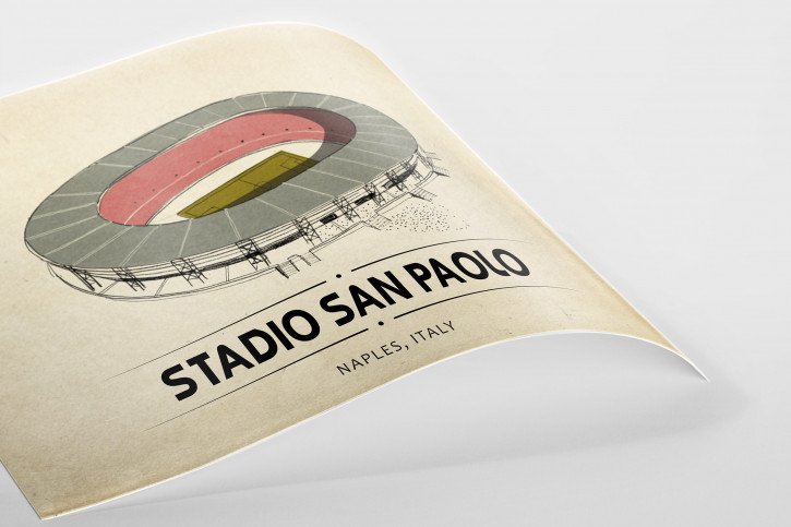 World Of Stadiums: Stadio San Paolo - Poster bestellen - 11FREUNDE SHOP