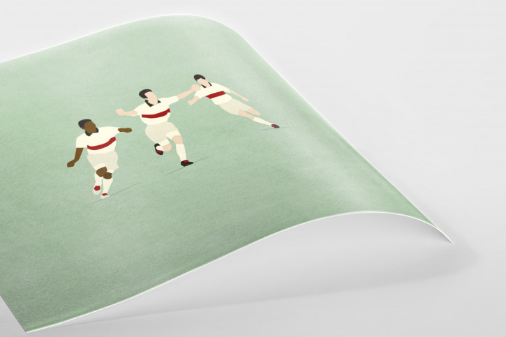 Das magische Dreieck - VfB Stuttgart Poster - 11FREUNDE SHOP