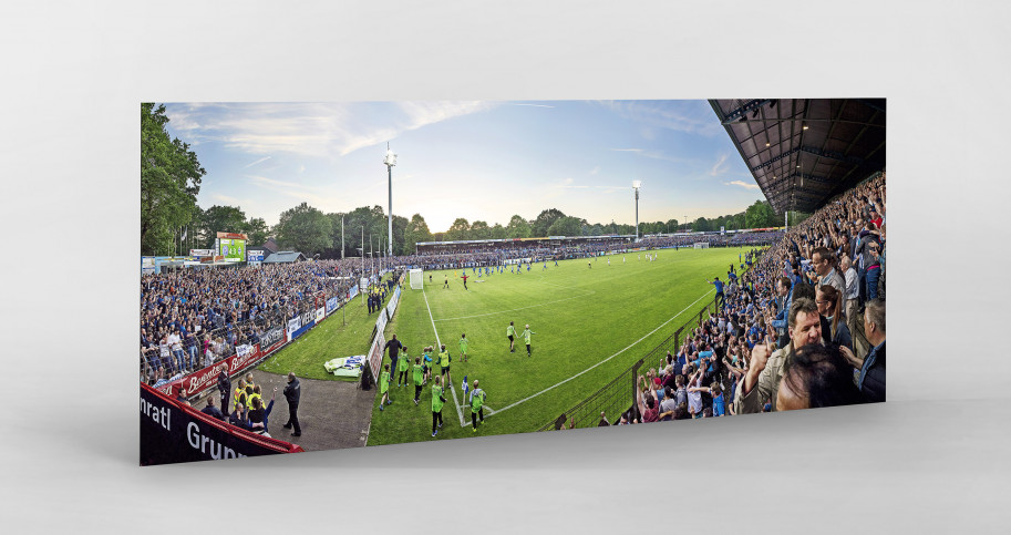 SV Meppen - Emslandstadion - 11FREUNDE Stadionposter Motiv - Panorama-Wandbild 