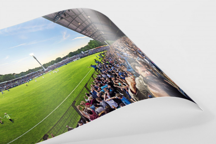 SV Meppen - Emslandstadion - 11FREUNDE Stadionposter Motiv - Panorama-Wandbild 