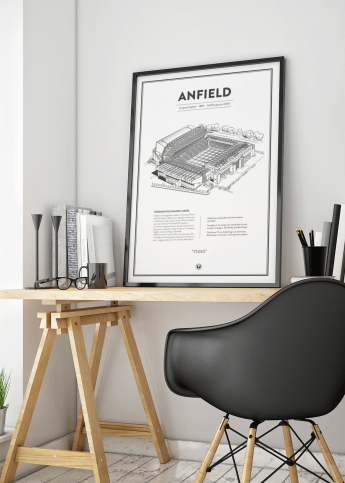 Stadium Posters by Fans Will Know: Liverpool (LFC)