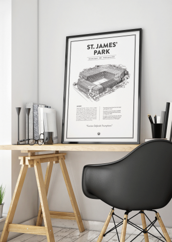 Stadium Posters by Fans Will Know: Newcastle