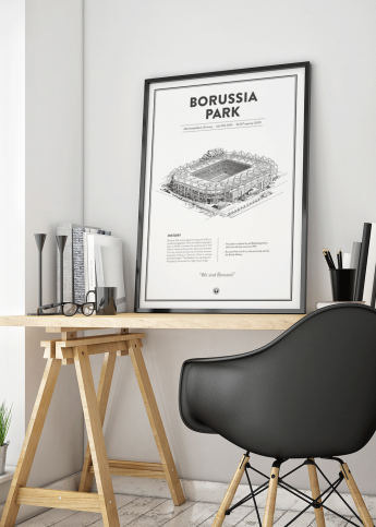 Stadium Posters by Fans Will Know: Mönchengladbach