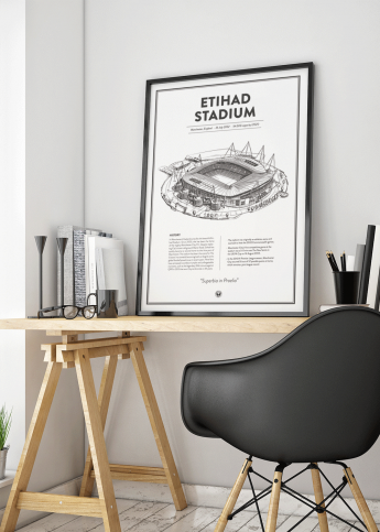 Stadium Posters by Fans Will Know: Manchester (City)