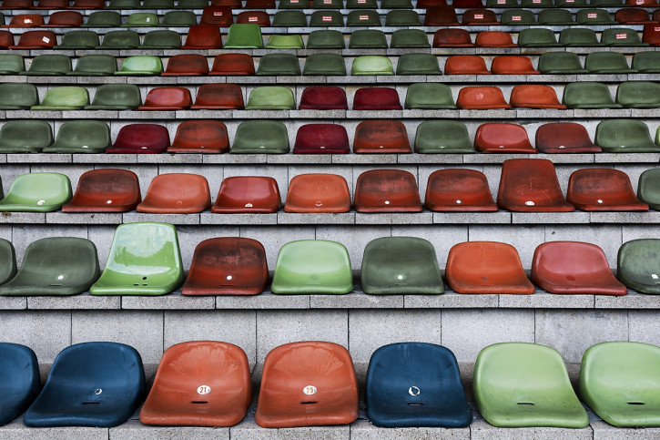 Schalensitze im Niederrheinstadion - Christoph Buckstegen Foto - 11FREUNDE SHOP