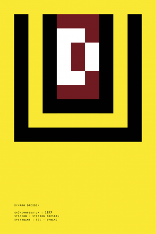 Pixel Lookalike: Dresden - Poster bestellen - 11FREUNDE SHOP