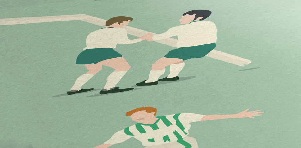 Gladbach Legends - Fußball Poster Hands Of God