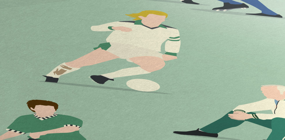 Gladbach Legends - Fußball Poster Hands Of God