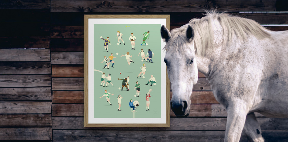 Gladbach Legends - Fußball Poster Hands Of God