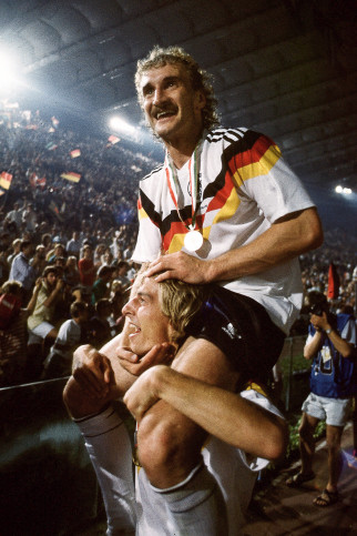 Jürgen Klinsmann Rudi Völler 11FREUNDE BILDERWELT