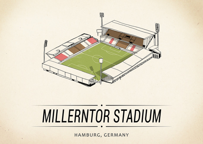 World Of Stadiums: Millerntor Stadium - Poster bestellen - 11FREUNDE SHOP