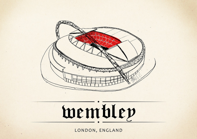 World Of Stadiums: Wembley - Poster bestellen - 11FREUNDE SHOP