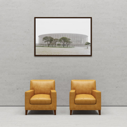 Estádio Nacional de Brasília im Nebel - 11FREUNDE BILDERWELT