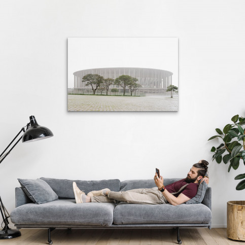Estádio Nacional de Brasília im Nebel - 11FREUNDE BILDERWELT