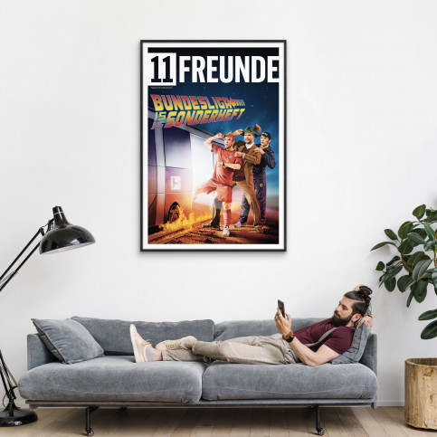 Fußball Wandbild Covermotiv: 11FREUNDE - Bundesliga-Sonderheft 2015/16 Zurück in die Zukunft