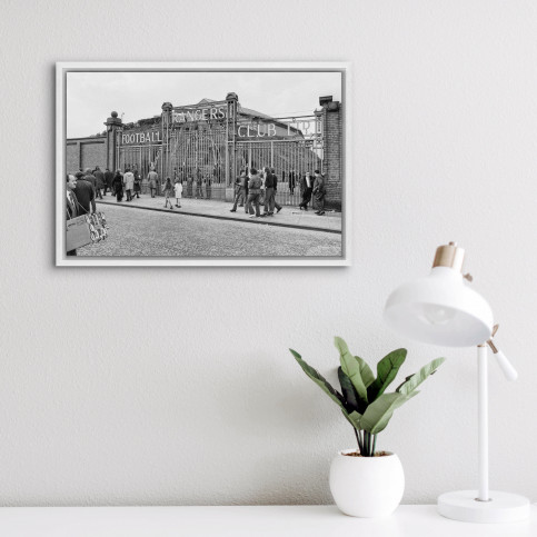Vor dem Ibrox Park (2) - Wandbild