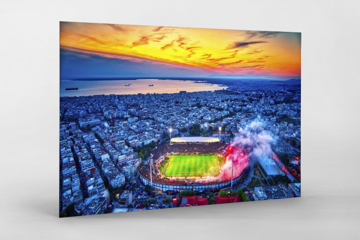 Stadion, Himmel und mehr in Thessaloniki - Wandbild