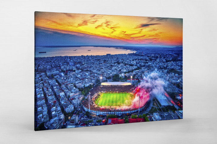 Stadion, Himmel und mehr in Thessaloniki - Wandbild