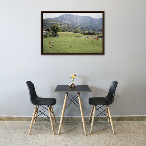 Amateurkick mit Aussicht - Wandbild