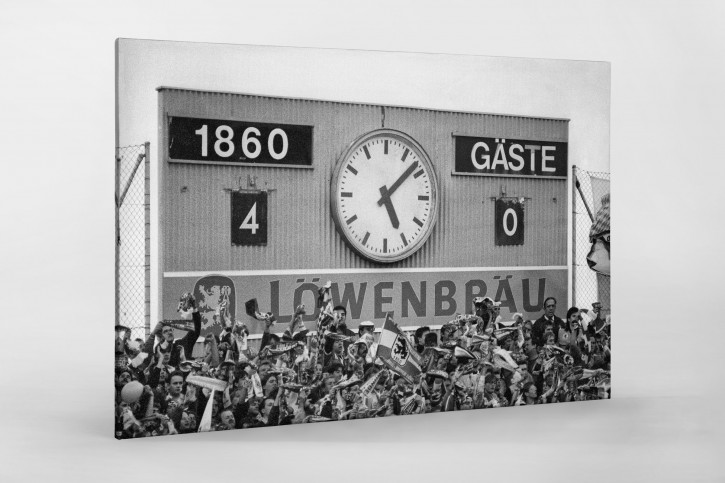 4:0 für 1860 - Foto Anzeigetafel 1860 München als Wandbild