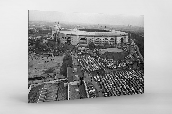 Vor dem Wembley-Stadion 1971